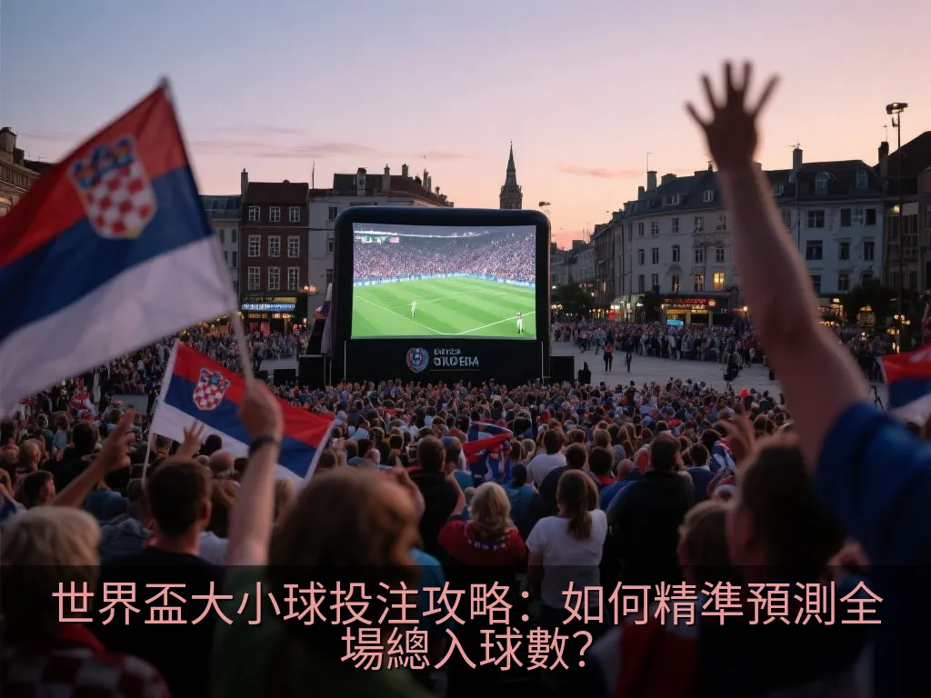 世界盃大小球投注攻略：如何精準預測全場總入球數？