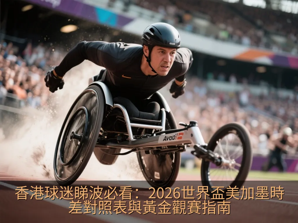 抽象的時區對照概念圖,顯示香港與北美城市的時差,背景帶有淡淡的足球元素